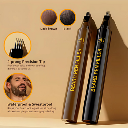 BeardInk Pro – Waterproof Beard & Mustache Filler Pen